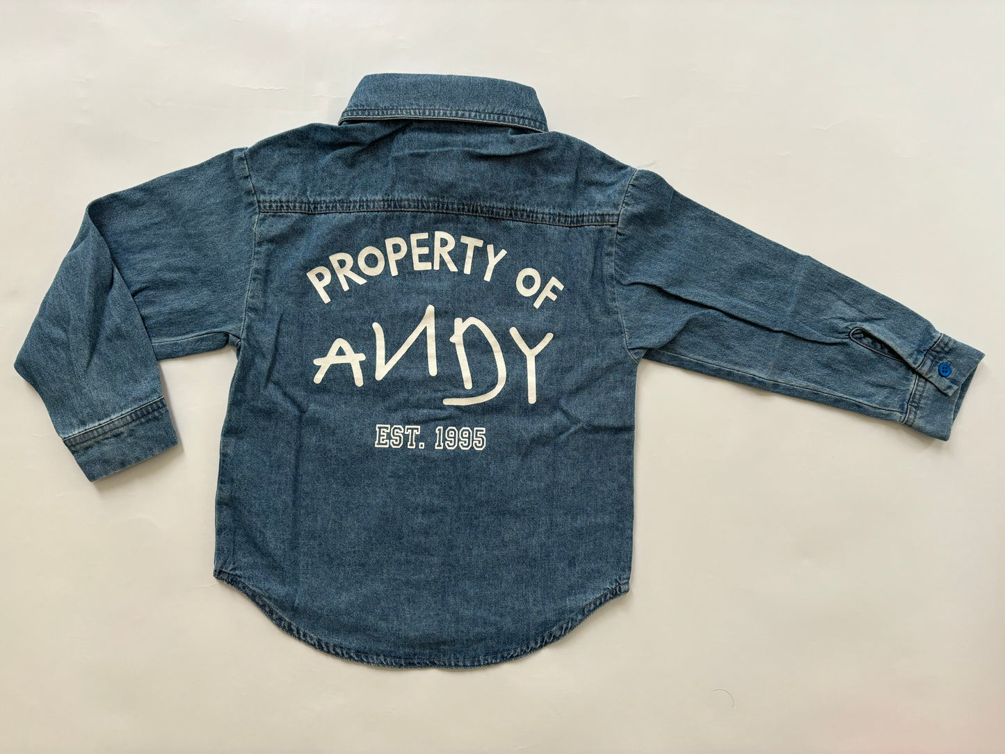 Property of Andy Denim Shacket