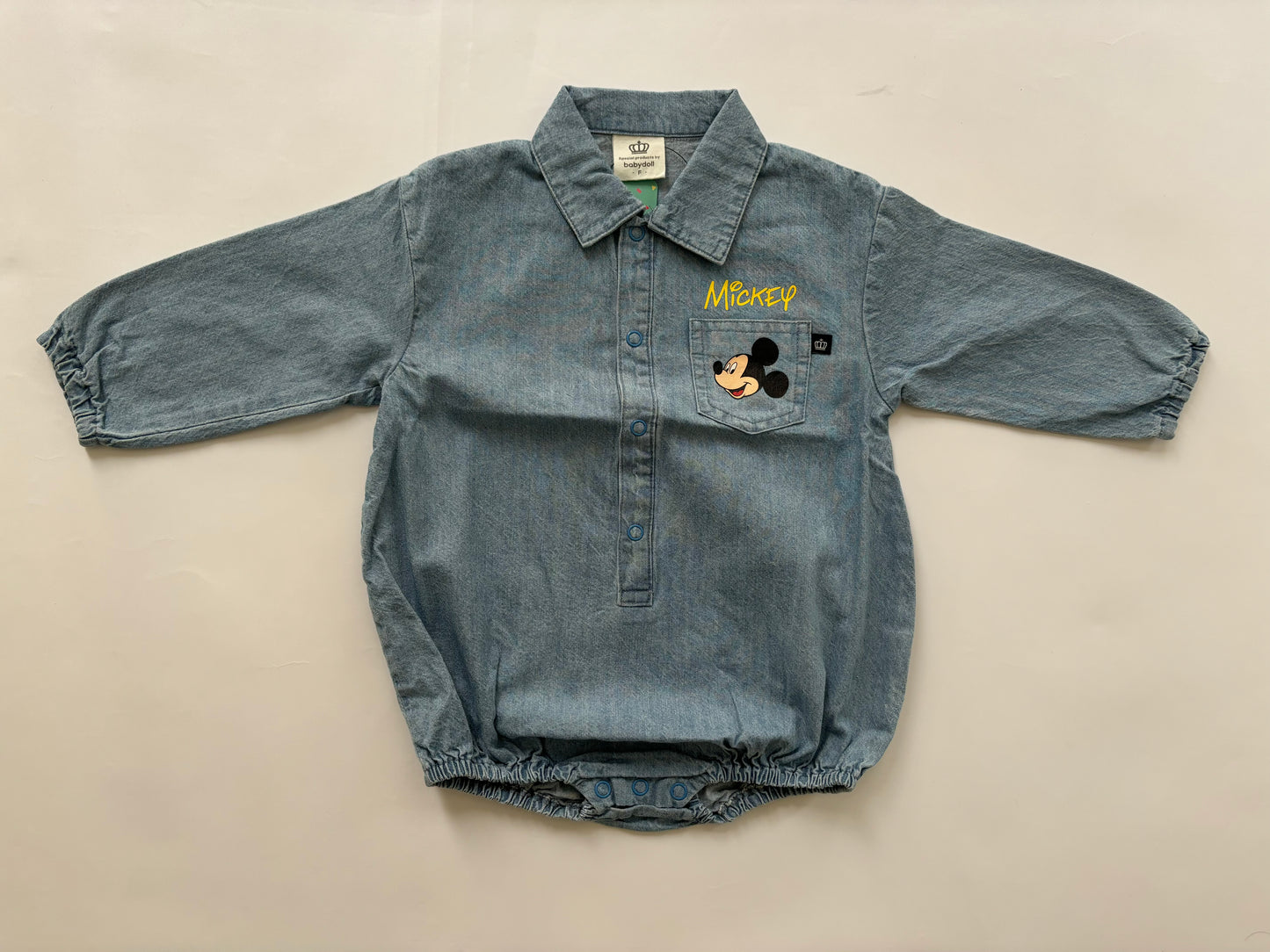 Mickey Denim Bodysuit
